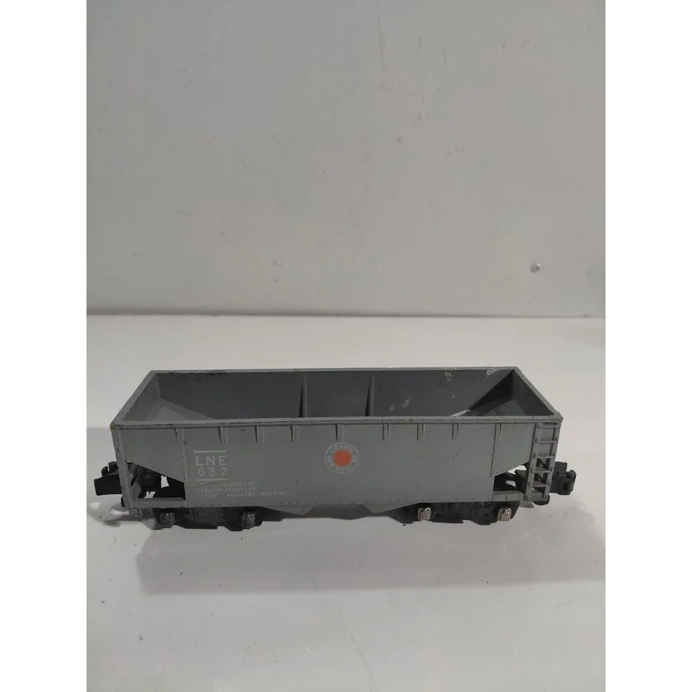 American Flyer 632 S Gauge Model Railroad Lehigh New England 2 Bay Hopper Car